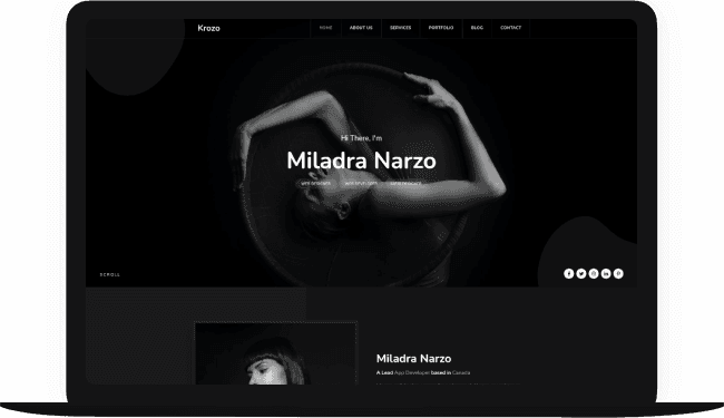 intro page