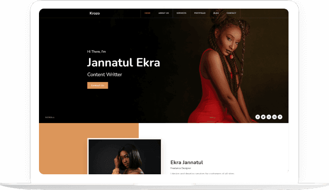 intro page